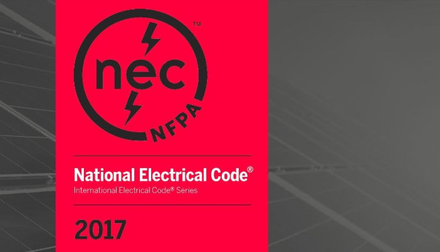 Picture of NEC 2017 Code Book